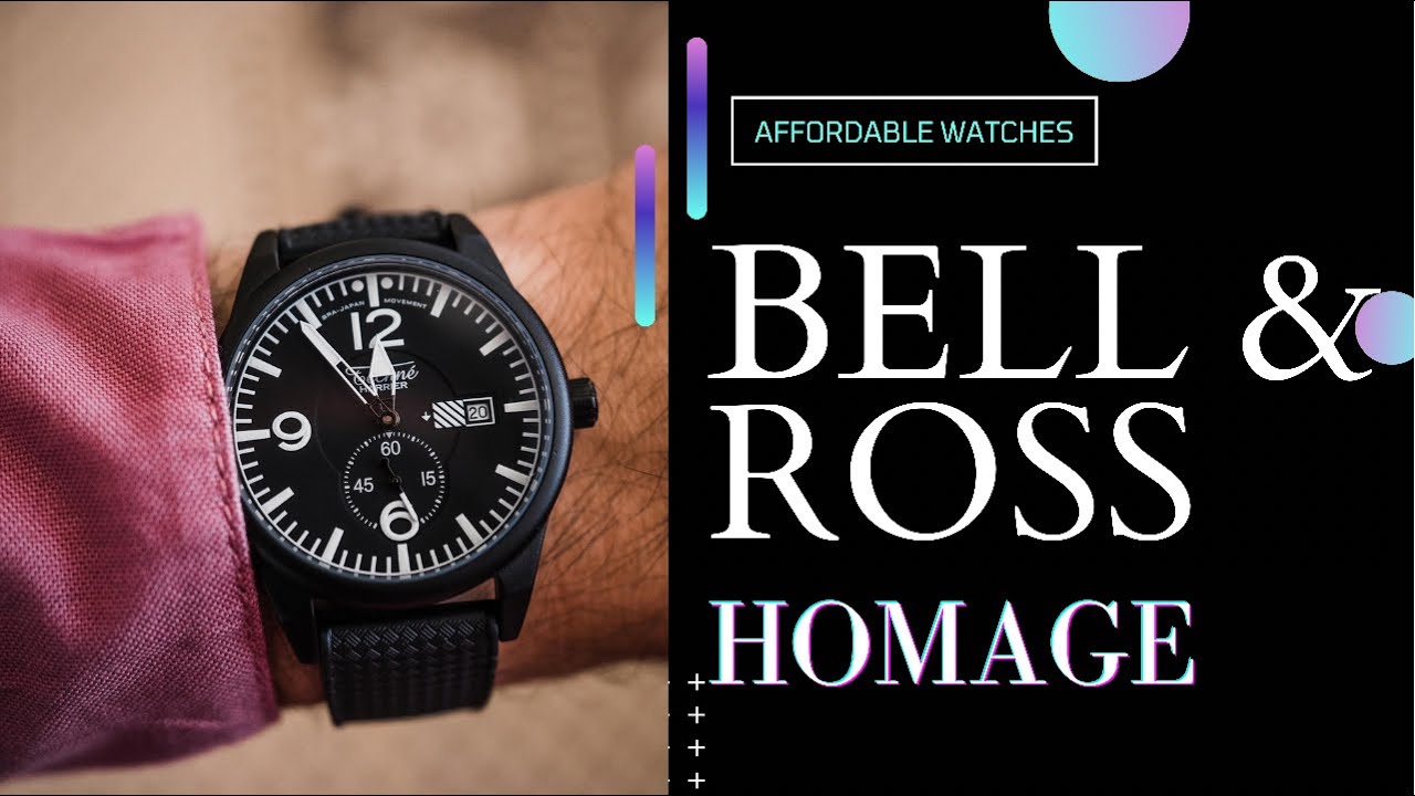 Bell & Ross Pilot Watch Alternative Techn&eacute; Harrier Microbrand - Affordable Homage Watches