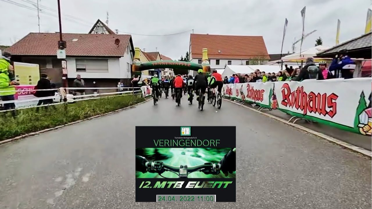 Der 12.Veringendorf MTB 2022   als RLV Video  die ganze Strecke zum Nachfahren auf Rolle oder Ergo