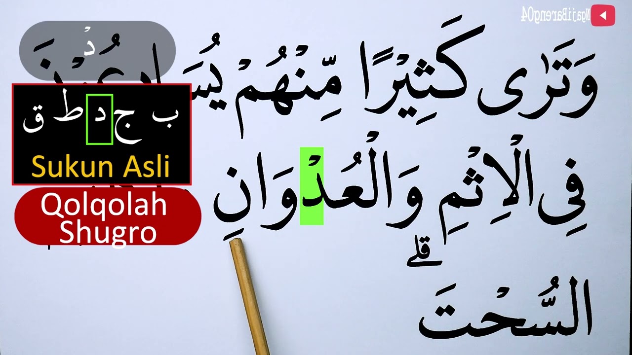 BELAJAR NGAJI TAJWID SURAH AL MAIDAH AYAT 62  EPS 1199