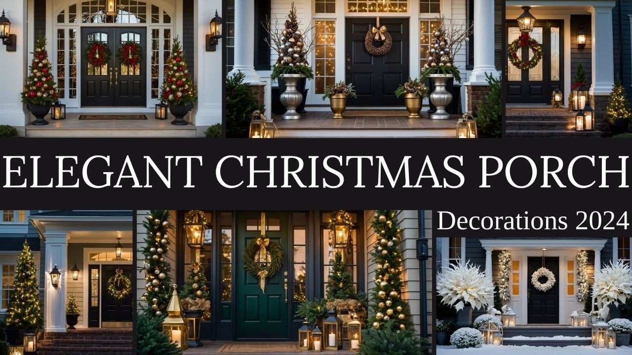 Elegant Christmas Porch Decorations 2024: A Timeless Holiday Welcome