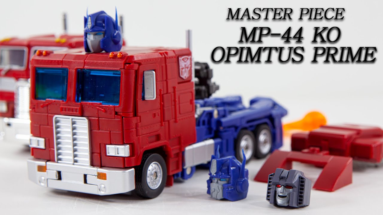Transformers Masterpiece MP 44-KO Metallic Optimus Prime Convoy Truck Car Vehicle Robot Toys