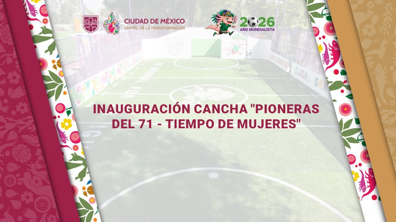 Inauguración cancha 