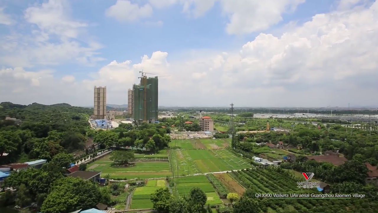 QR X900 Walkera UAV aerial Guangzhou Jiaomen Village