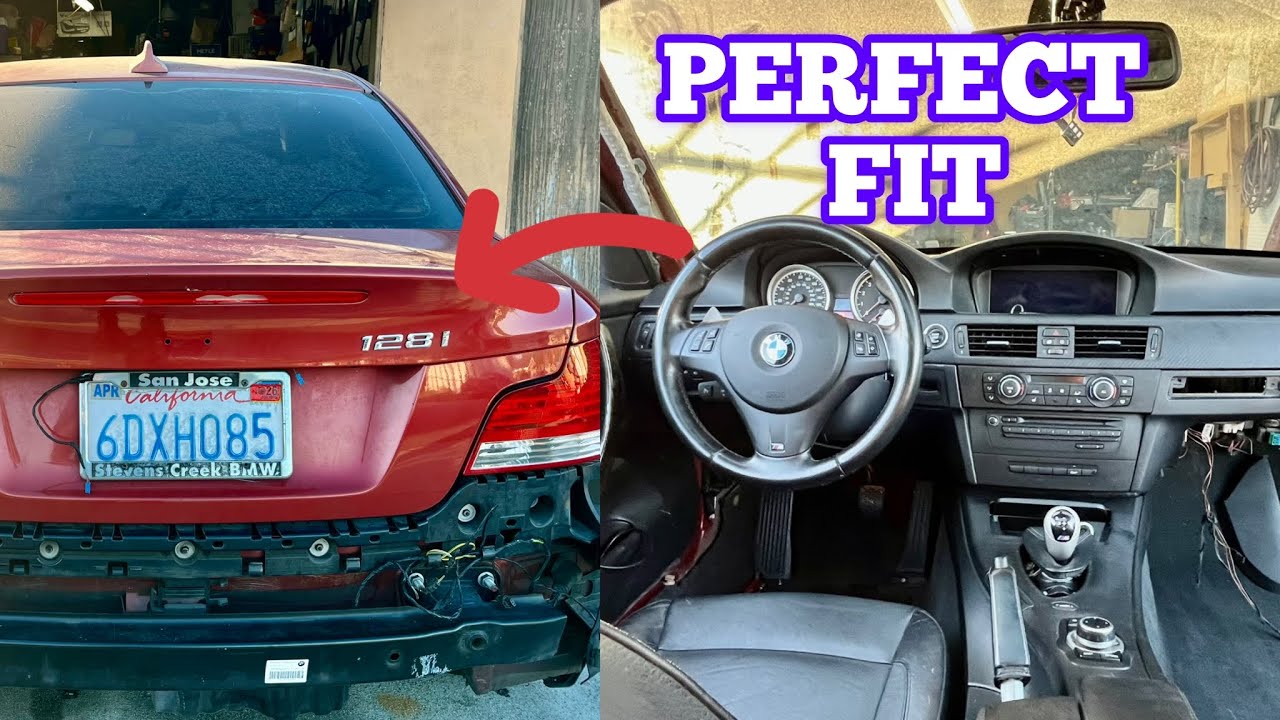 Замена приборной панели на BMW 128i S65 | Полная переделка приборной панели от E92 M3