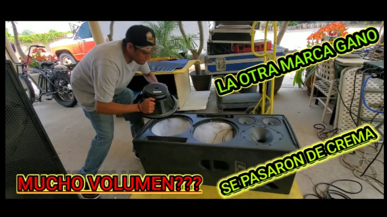 EAW VS JBL  LOS PUSIMOS A TOCAR Y VALIO LA OTRA 🥶