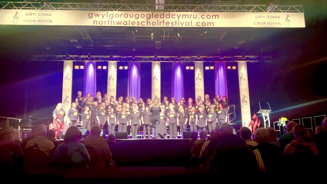 Rock Choir North Wales singing Jolene