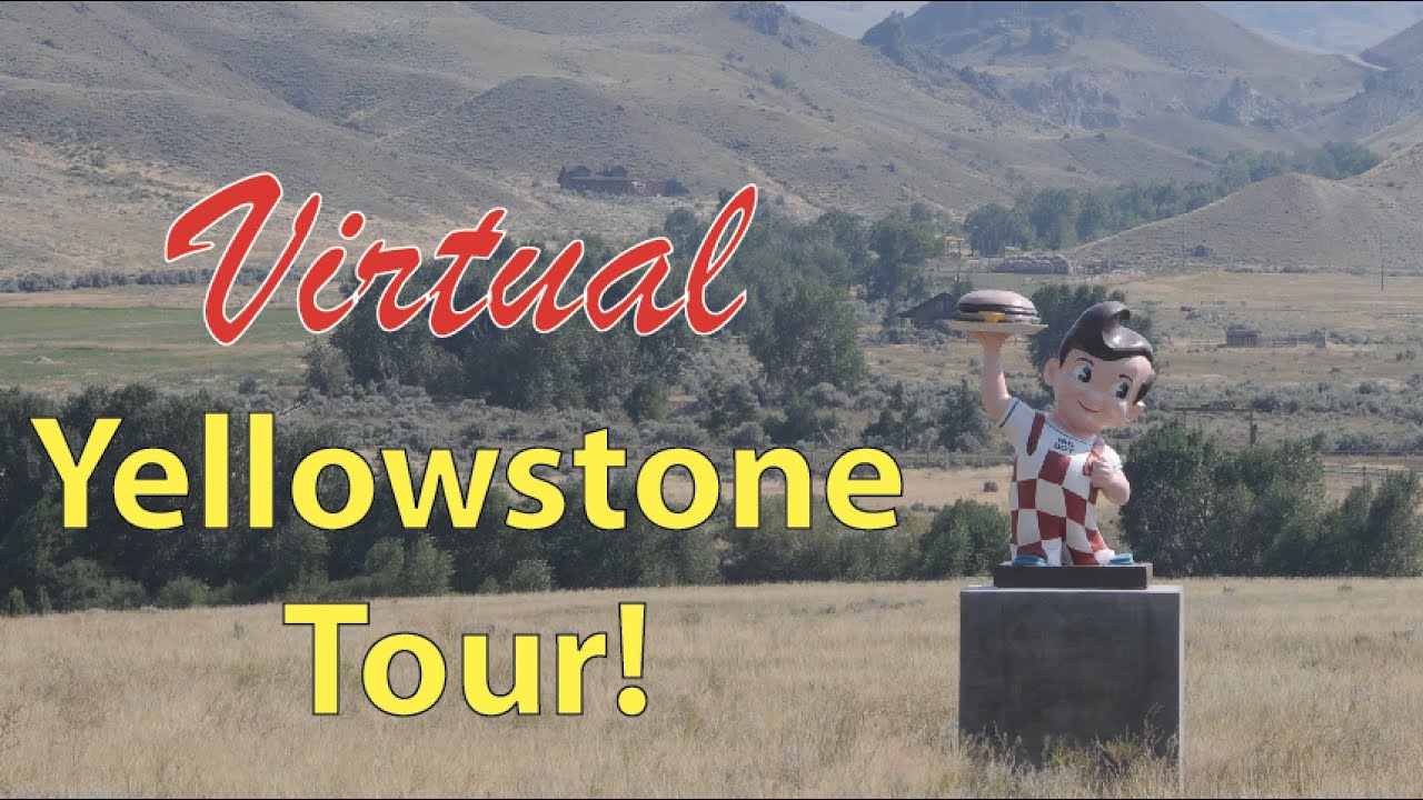 Yellowstone's East Entrance To Fishing Bridge! Virtual Yellowstone Tour!