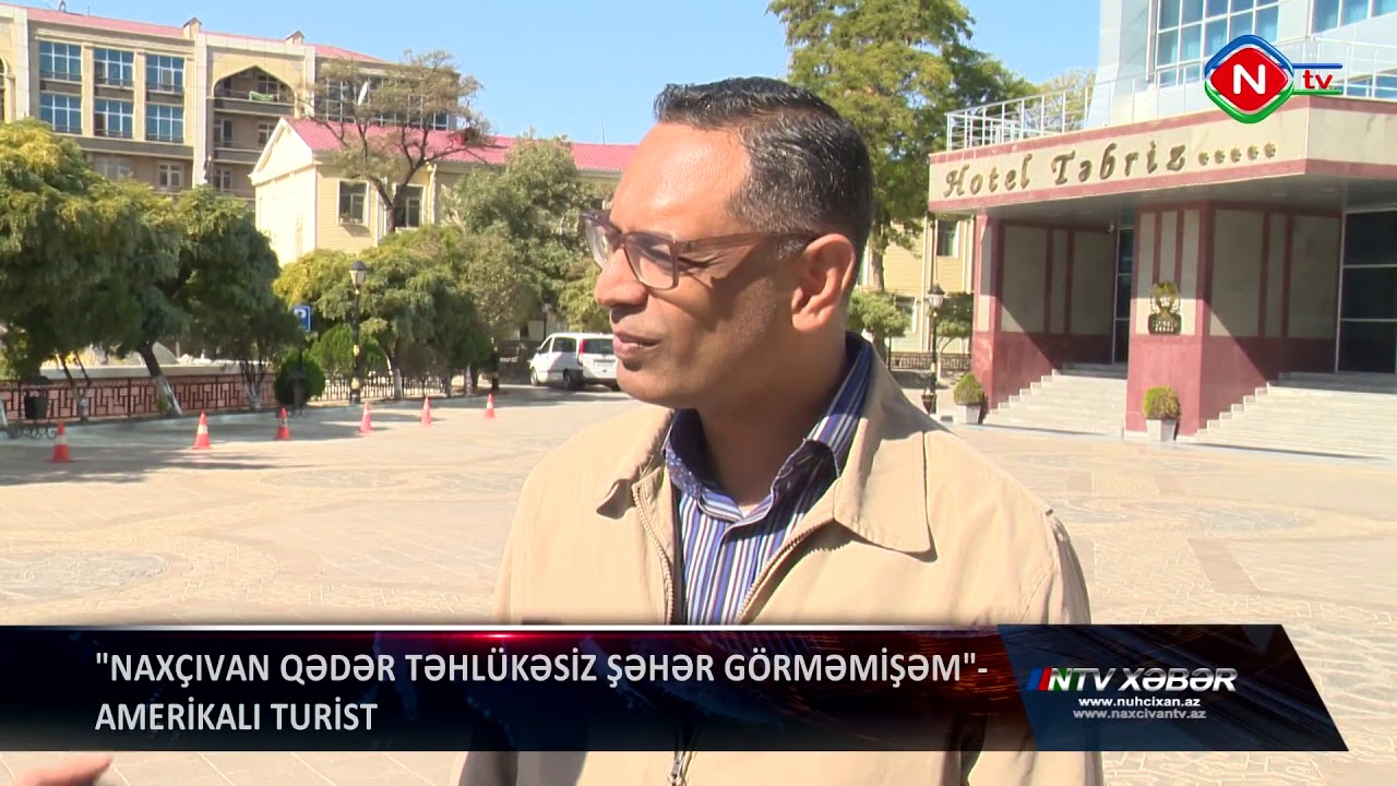 A tourist from America - Amerikali turistin Naxcivan seferi