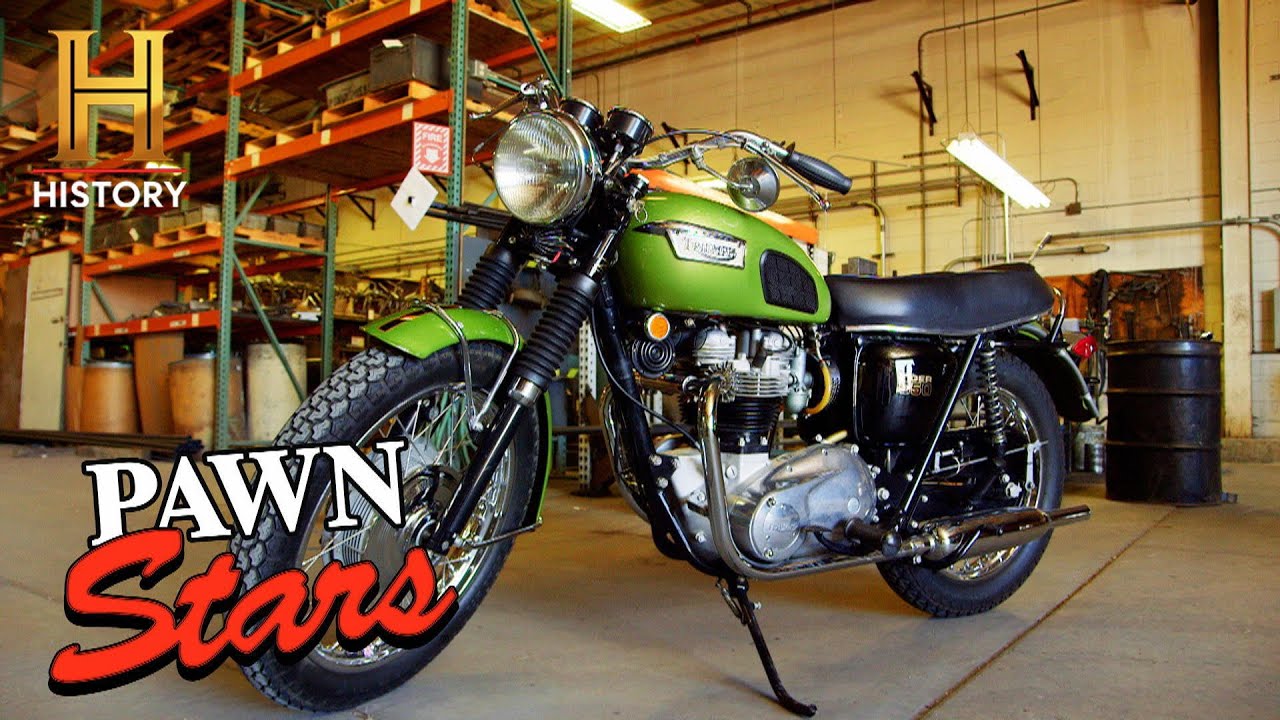 $10,000 for 1970 Triumph Tiger!!! (Season 17) | Pawn Stars