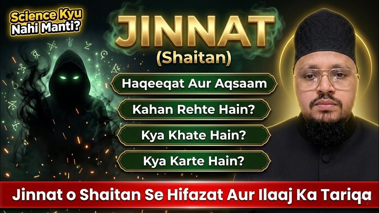 Jinnat Aur Shaitan Ki Haqeeqat | Science Kyun Nahi Manti? Hifazat Aur Ilaaj Ka Tariqa