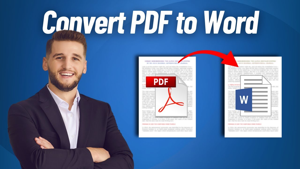 Как преобразовать отсканированный PDF-файл в Word в Windows
