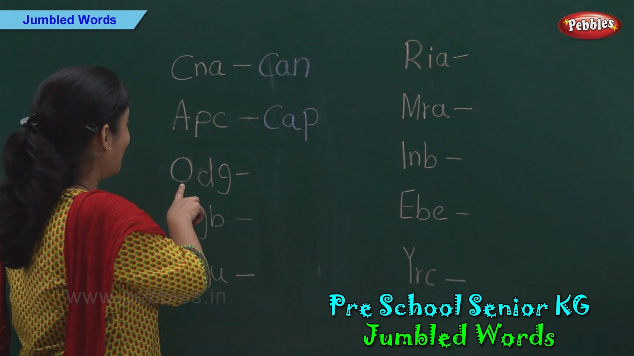 Jumbled Words | Spellings | Jumbled Words For Kids | Pre School Kindergarten