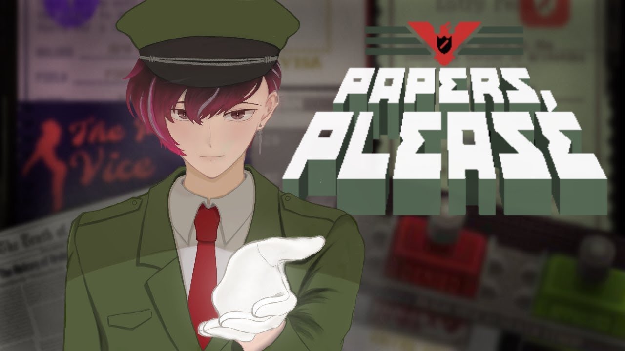 Hello, may I see your papers ｐｌｅａｓｅ (with rizz)【Papers Please】【NIJISANJI EN | Ver Vermillion】