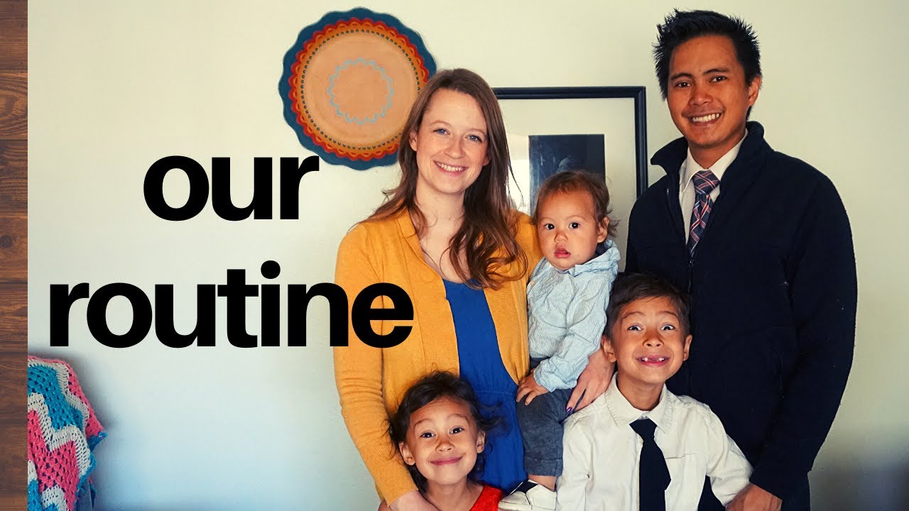 Our Daily Routine - Homeschooling Family of 5