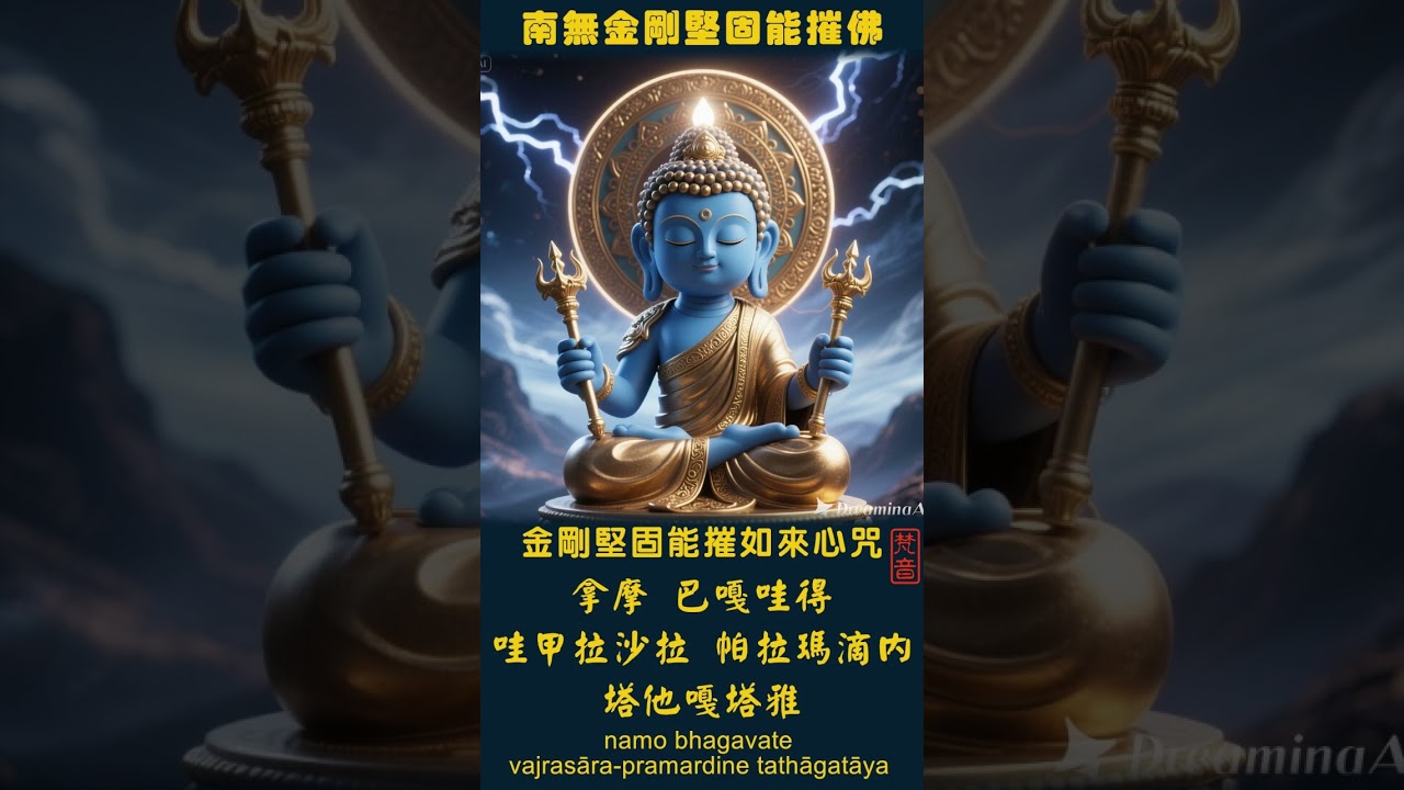 金剛堅固能摧如來心咒 | 梵音(抒情_女聲) | 南無金剛堅固能摧佛 | 金剛不壞 | 摧破業障 | 滅罪萬劫 | 堅固道心 | 護法無畏 | 速證菩提 | 三十五佛懺悔法門 | 宇宙正能量