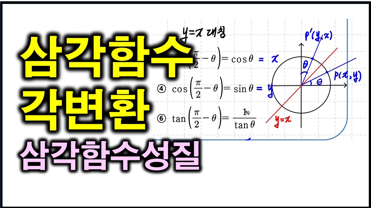 대수 26 삼각함수 각 변환