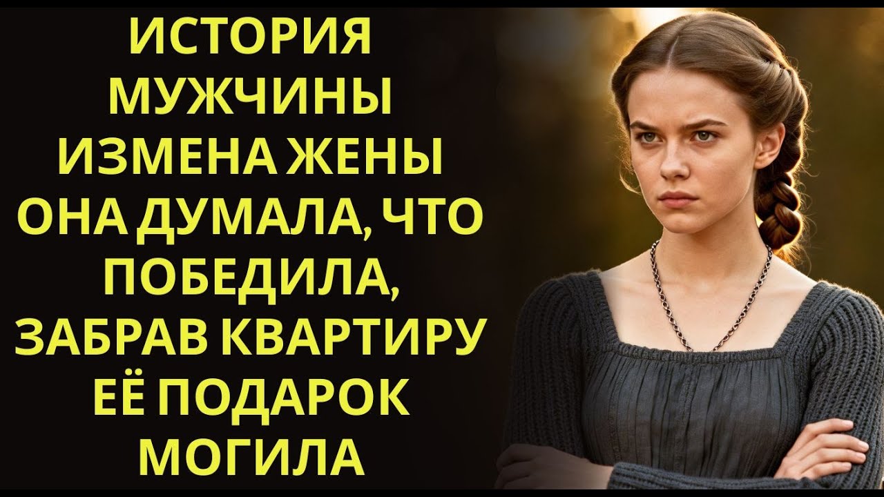 История мужчины   Измена Жены   Она думала, что победила, забрав квартиру  Её подарок могила