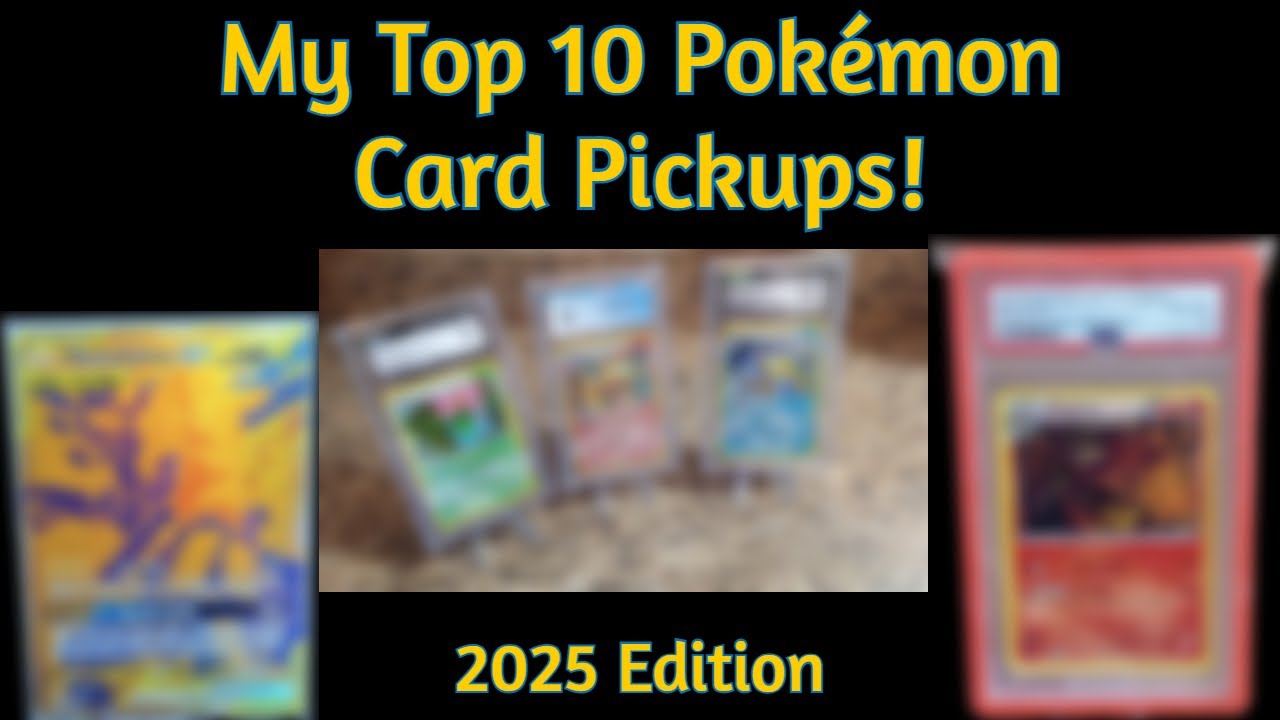 Мои 10 лучших покупок карточек Pokémon в 2025 году!