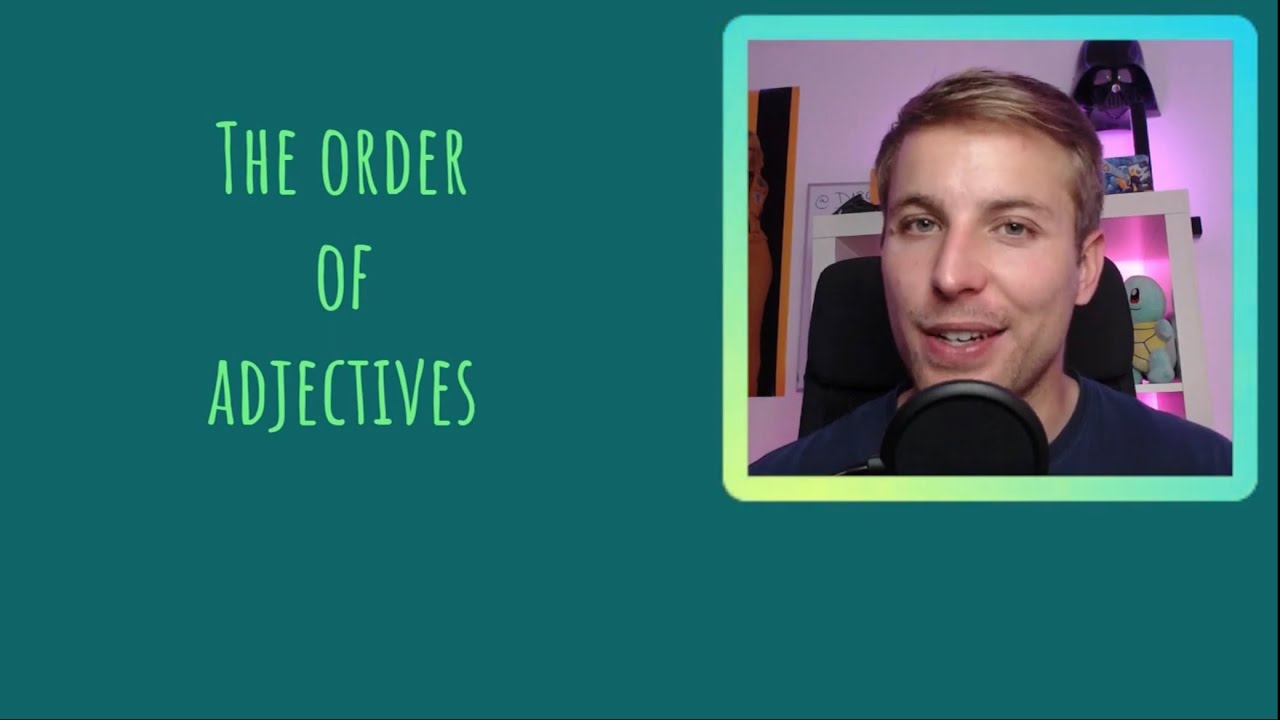 El ORDEN de los ADJETIVOS en inglés! Usa este truco para no olvidarlo.
