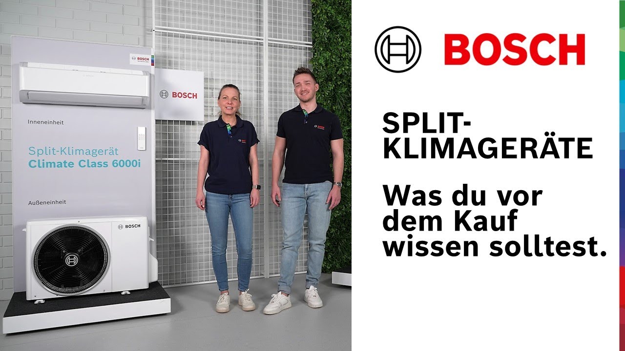 Alle Infos zu den Split-Klimageräten von Bosch
