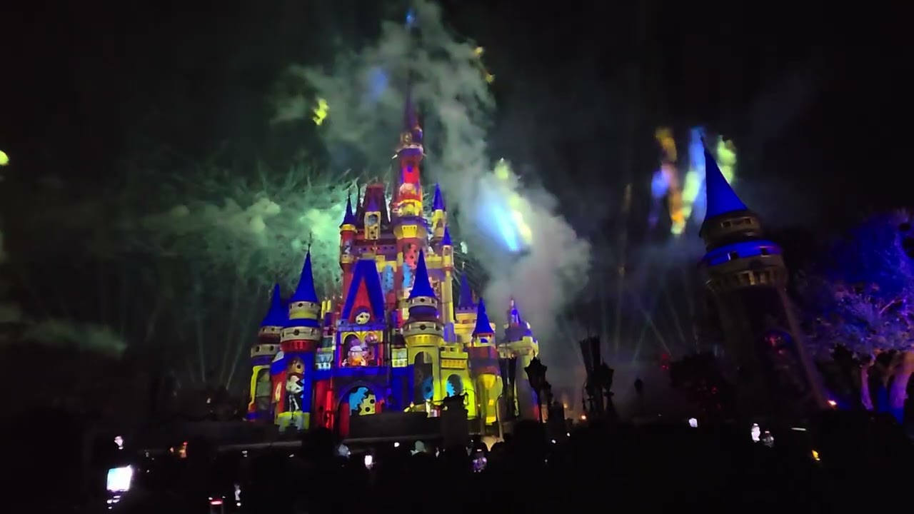Disney Christmas fireworks 2025