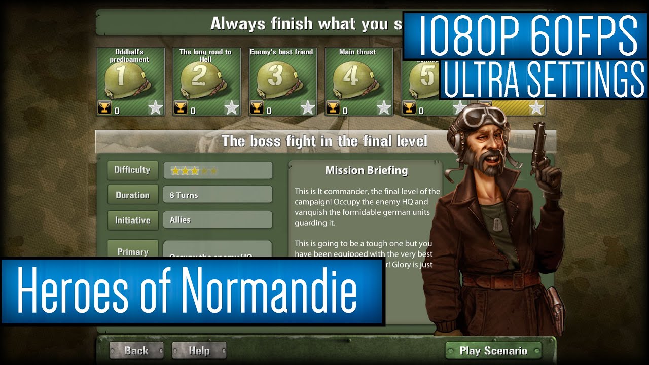 Heroes of Normandie Gameplay PC HD [1080p 60FPS]