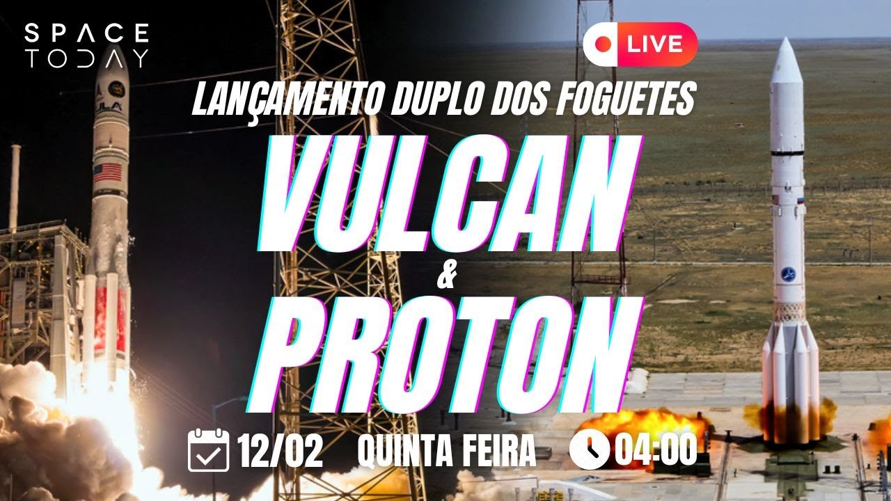 LANÇAMENTO DUPLO DOS FOGUETES VULCAN & PROTON | SERJÃO ESTÁ NA FLÓRIDA!!!