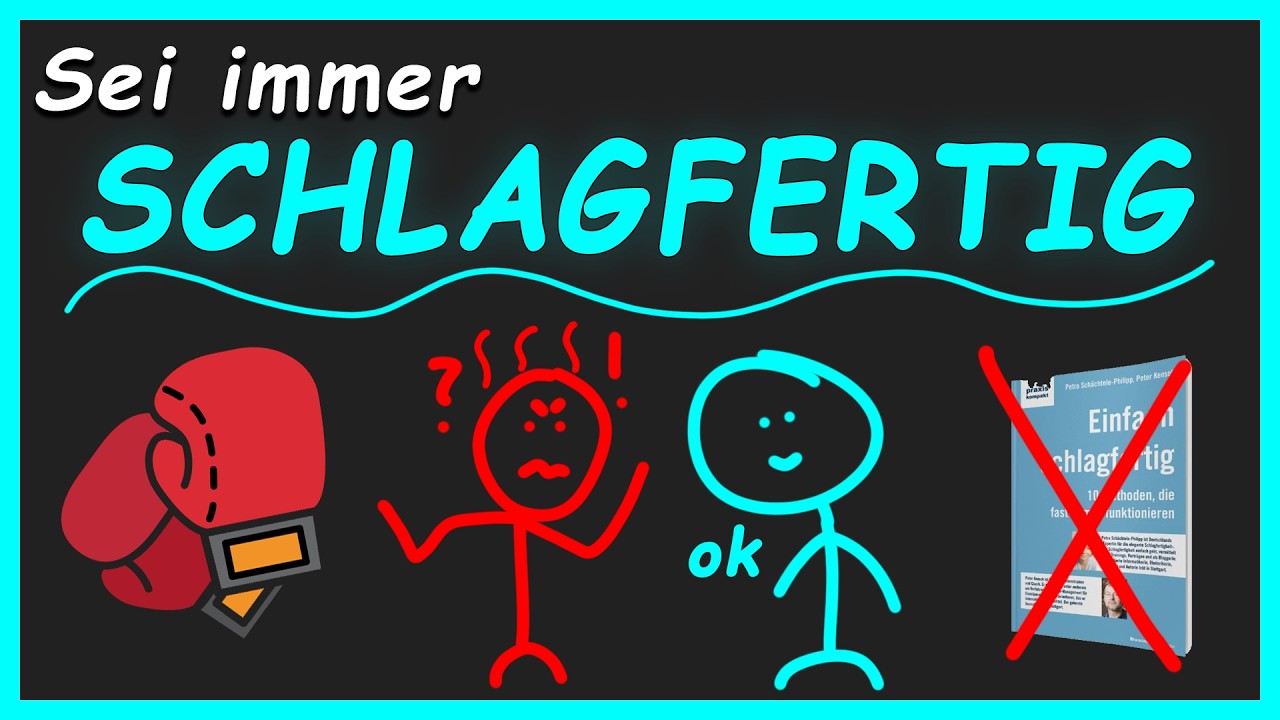 Dumme Sprüche kontern ist extrem einfach.