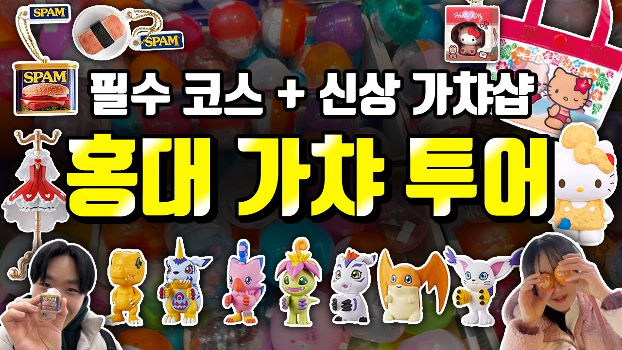 홍대 가챠 투어🔥 홍대 필수 코스 가챠샵 6곳 알려드립니다! 성지부터 신상 가챠샵까지?!