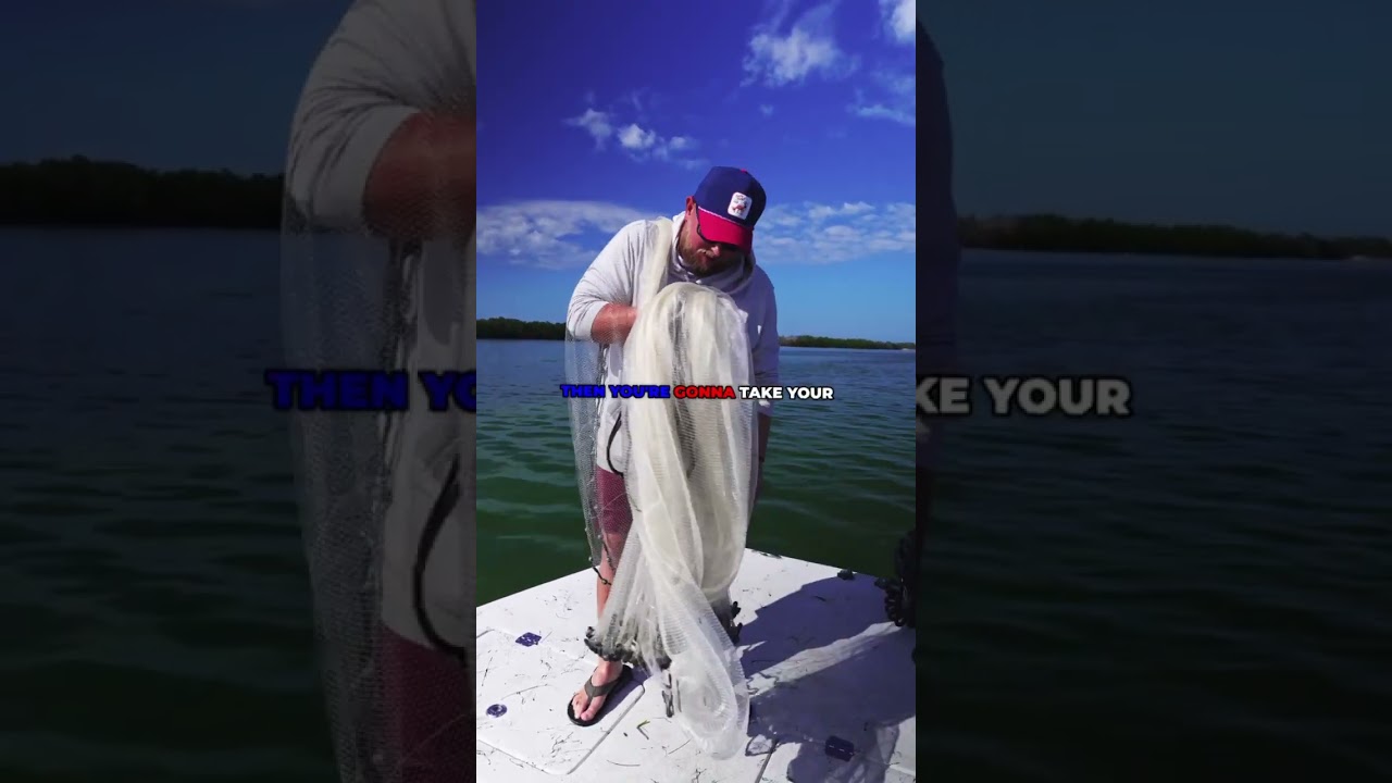 How to throw a 12 foot castnet using triple load