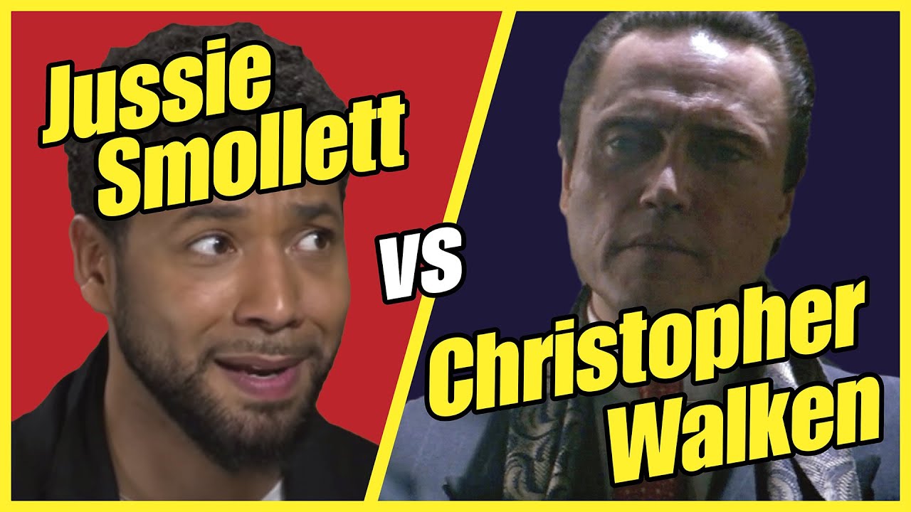 Jussie Smollett vs Christopher Walken