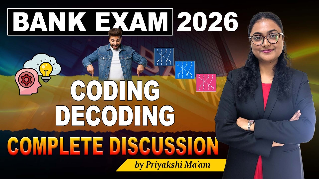 Coding Decoding for Banking Exams 2026 | Concepts, Tricks & Practice Questions