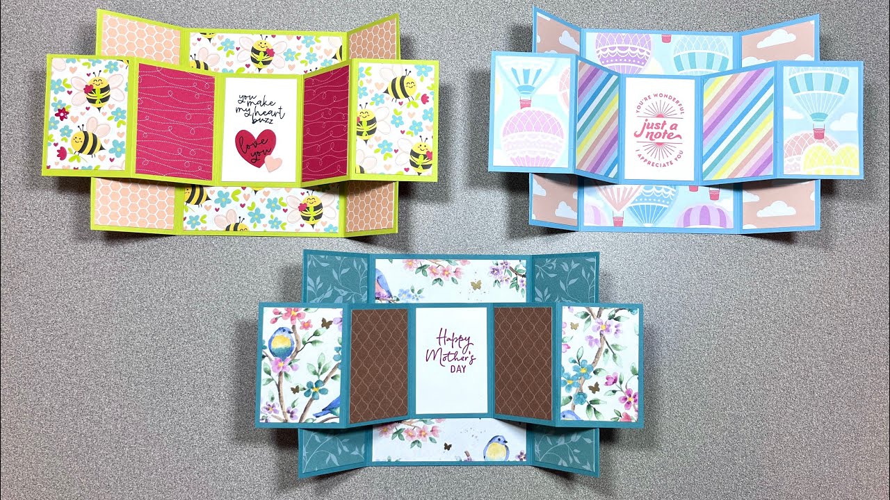 Up Down Up Fun Fold - Mystery Stamping Revealed - 1-31-24
