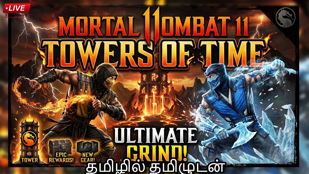 LIVE | Tower OF Time Mortal Kombat 11 Gameplay in Tamil