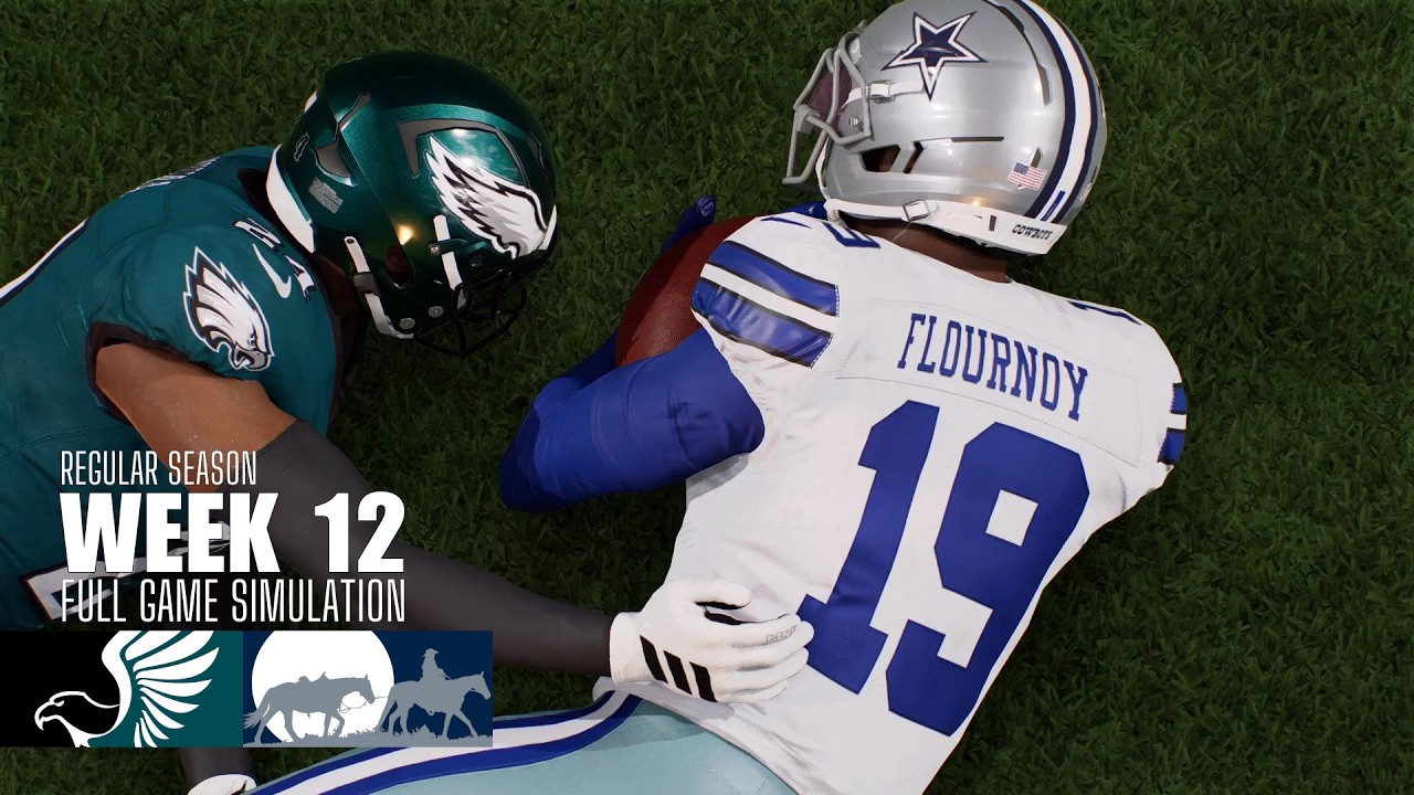 Eagles vs. Cowboys | 2026 Season Week 12 | Madden NFL 26 Simulation