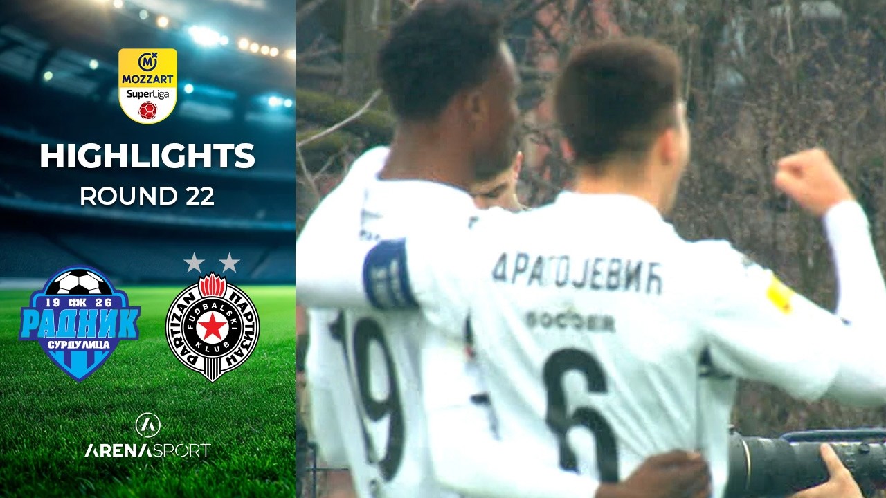 Radnik  - Partizan 2:3  | MOZZART BET SUPERLIGA SRBIJE (22. kolo) | 07. februar 2026.
