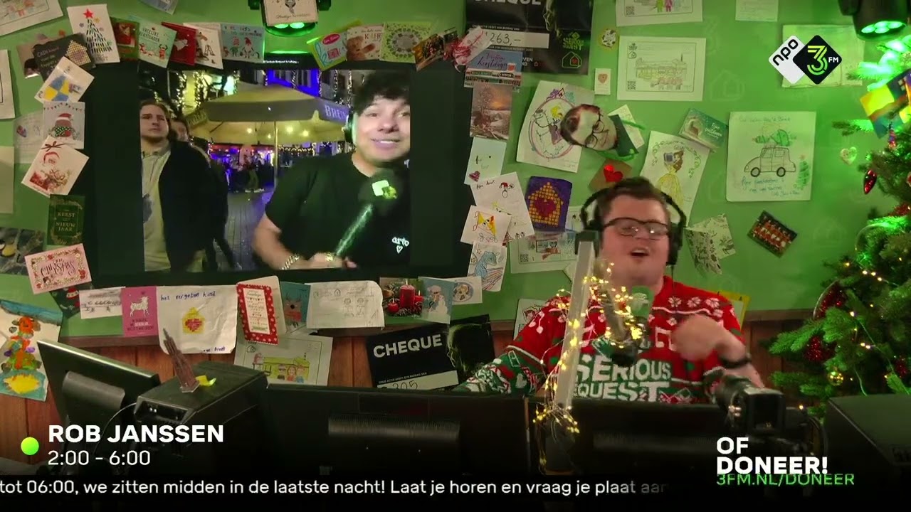 [3FM Serious Request] Top 2000 imitatie van Rob 24-12-2022