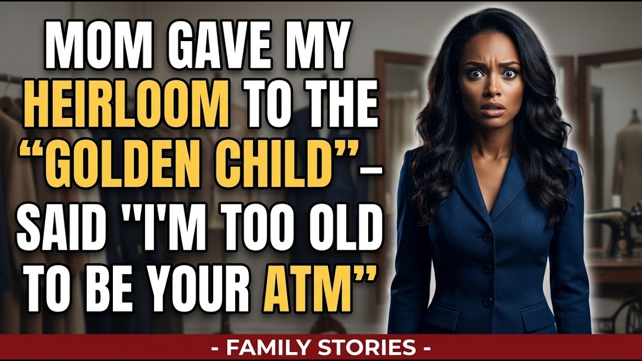 Mom Gave My Heirloom To The “Golden Child”—So I Said “I’m Too Old To Be Your ATM”