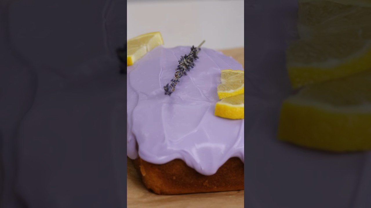 Lemon Lavender Loaf Cake | The Perfect Springtime Dessert #recipe #dessert #cake