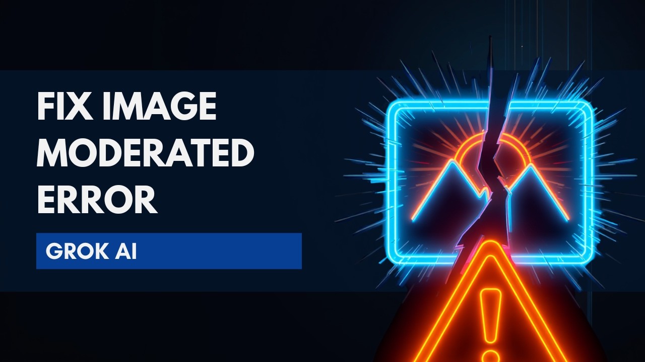 How to Fix Image is Moderated Error on Grok Ai (2026)