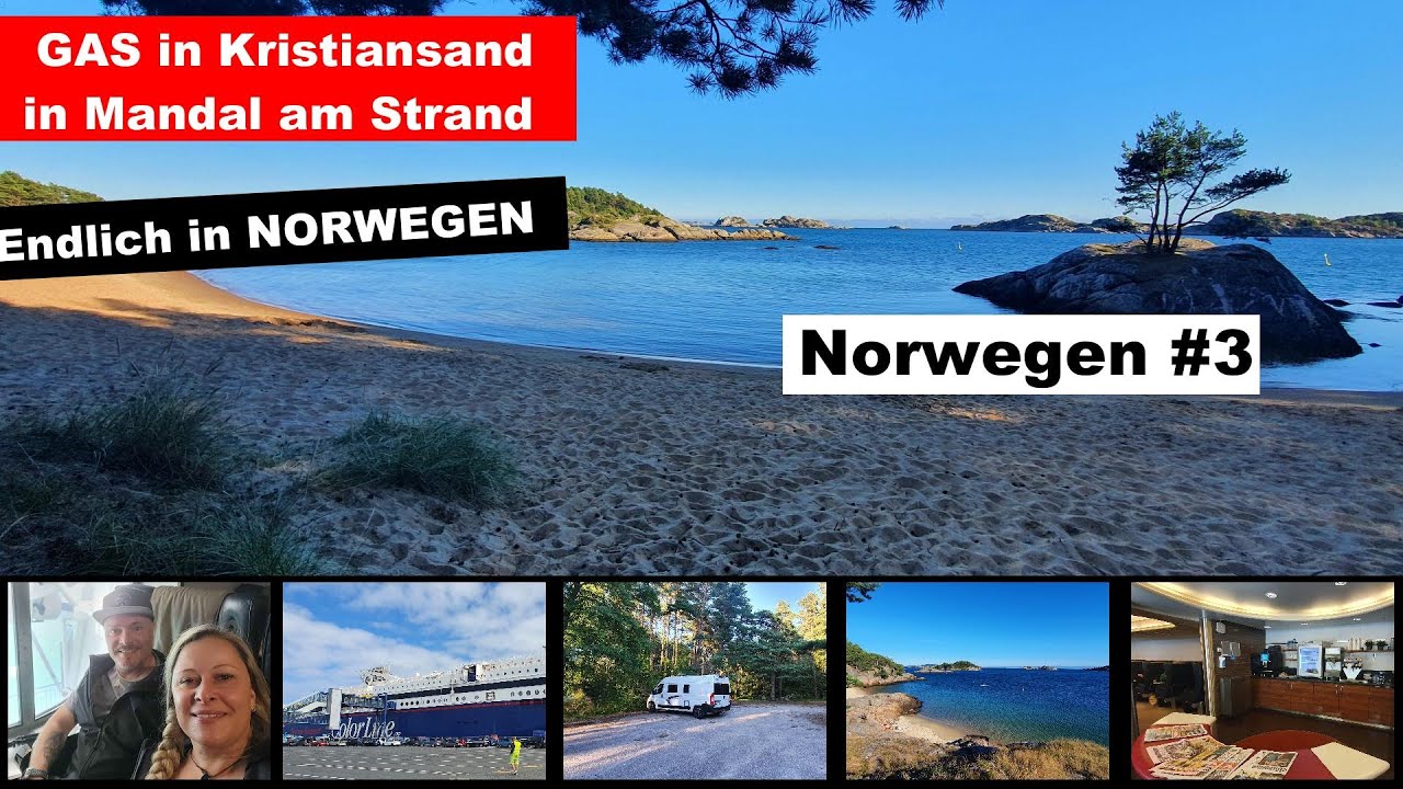 #22 Norwegen Teil 3 Gas auffüllen in Kristiansand und nach Mandal