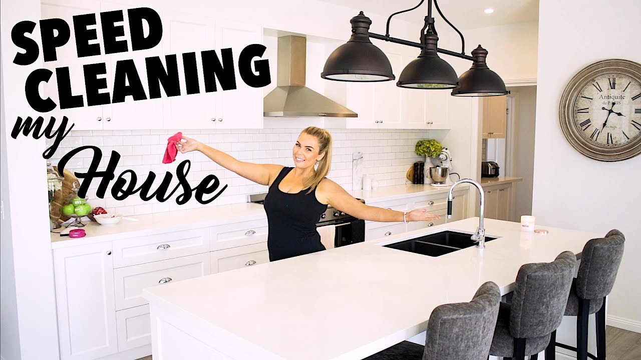 SPEED CLEANING MY HOUSE FEB 2018