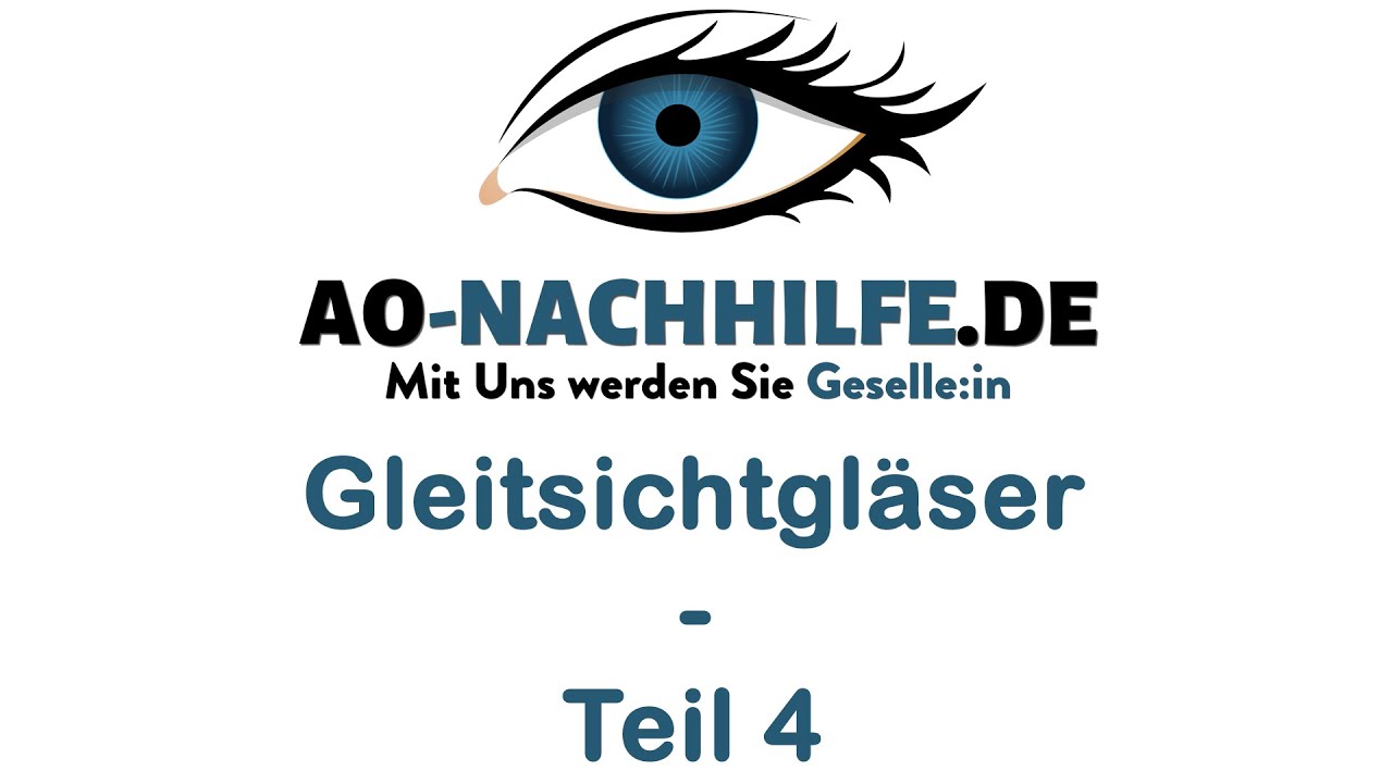 Gleitsichtgläser Teil 4 - Arbeitsplatz und Gleitsichtglas | Was ist der Unterschied?
