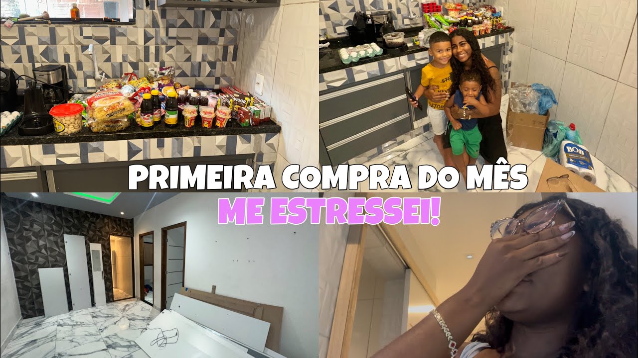PRIMEIRA COMPRA NA CASA NOVA+ OS GUARDA ROUPAS CHEGARAM!- CANSATIVO DE MAIS/Evillyn Vitoria 