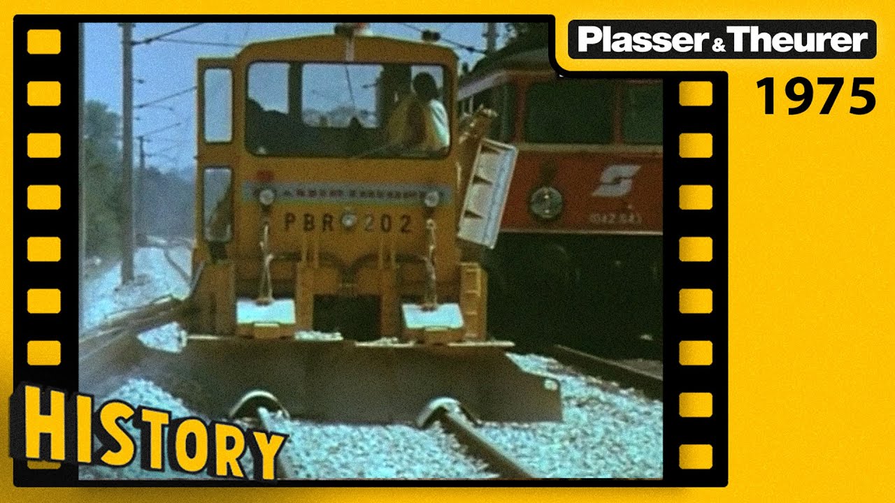 Die wirtschaftliche Schotterverteil- und Planiermaschine PBR 202  | P&T HISTORY 1975