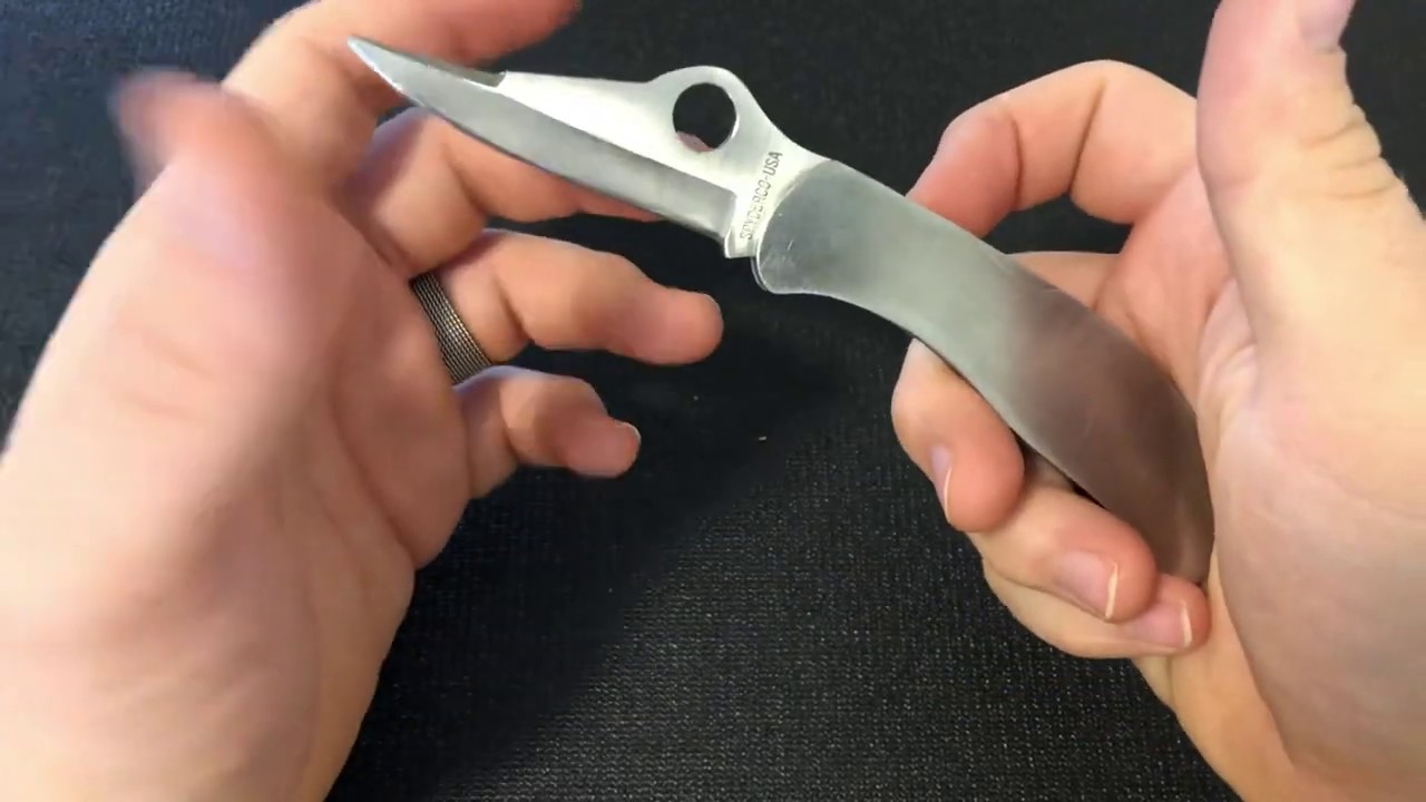 Spyderco C01 Two Screw Worker Overview / Review / History. The FIRST Spyderco!