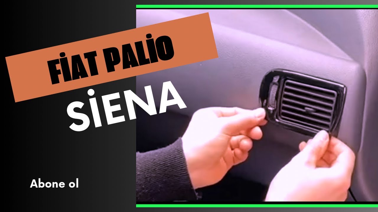 FİAT PALİO SİENA KONSOL PİANO BLACK KAPLAMA