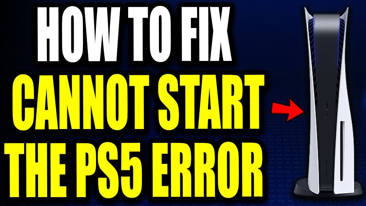 Cannot Start the PS5 - Safe Mode Loop - How to Fix On PS5!