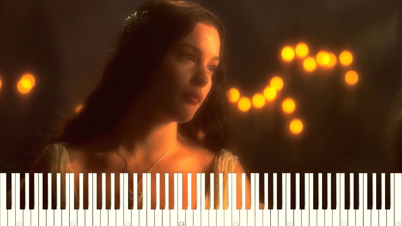 The Lord Of The Rings-Evenstar [Piano Tutorial] (Synthesia)