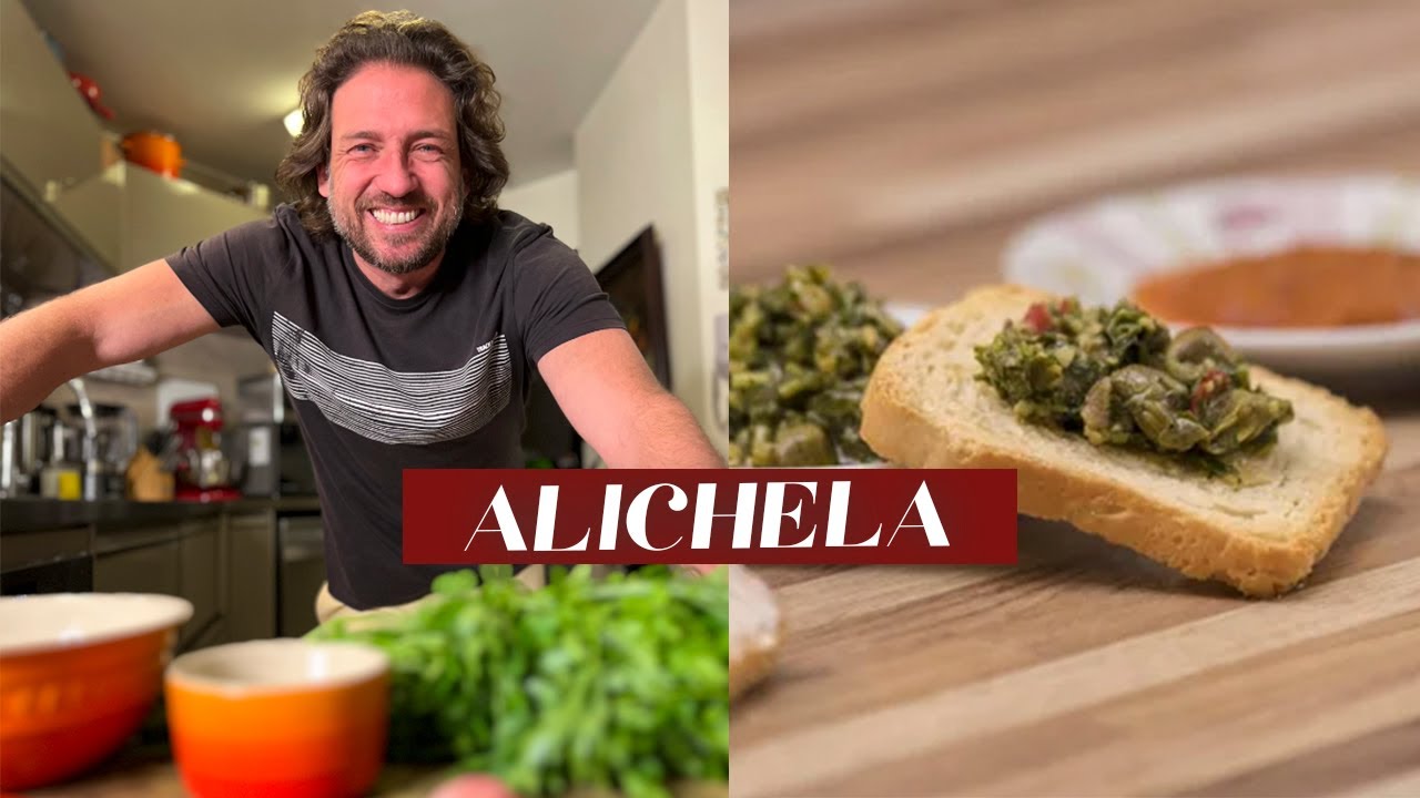 RECEITA DE ALICHELA ITALIANA + APERITIVO FÁCIL E RÁPIDO | CANAL AGRIDOCE